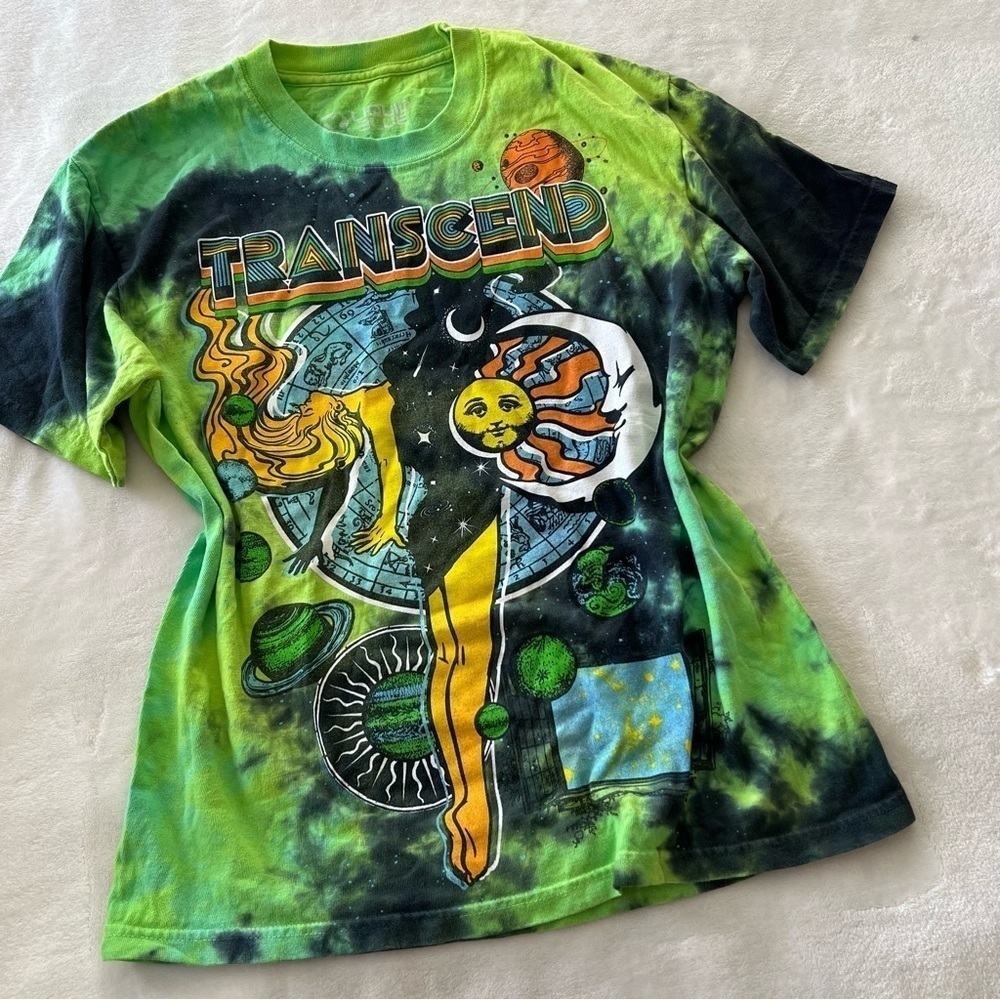 Liquid Blue Transcend Tie-Dye T-Shirt Unisex Size Small
